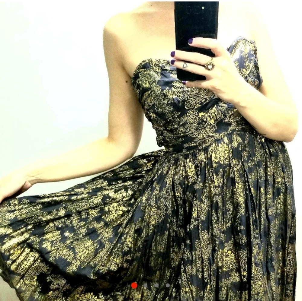 Ruched Strapless French Connection Dress